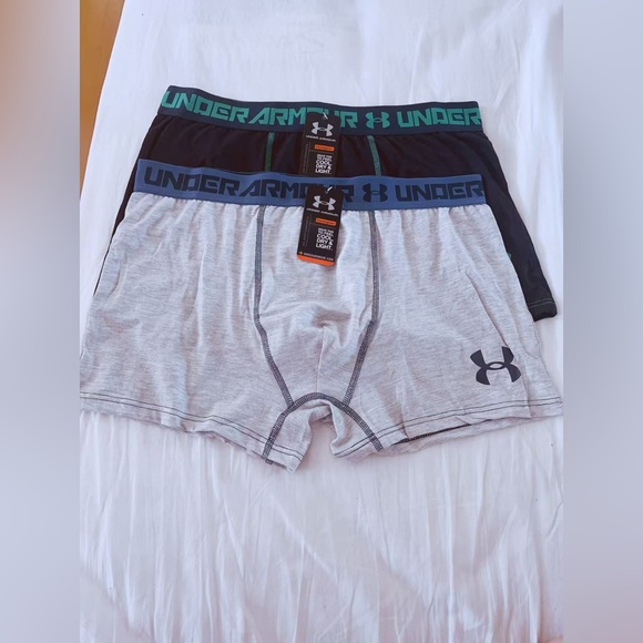 Men 2-Pack Under Armour UA Charged Cotton Boxerjock Underwear XXL - Picture 7 of 7